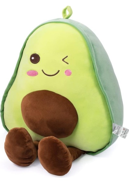 Avokado Doldurulmuş Hayvan Snuggly Peluşlar Meyve Yumuşak Peluş Oyuncak Sarılma Yastık, Sevimli Karikatür Peluş Avokado Kawaii Gıda Şekilli Meyve Yastık Doğum Günü, Sevgililer Günü (Yurt Dışından)