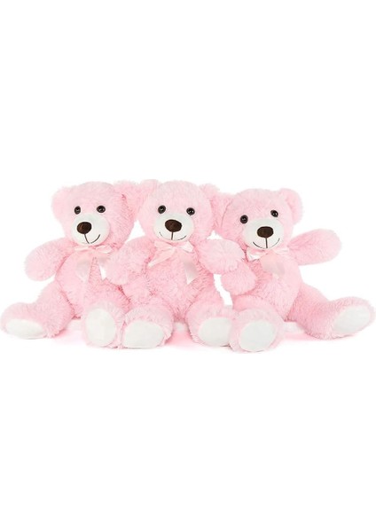 Pembe Teddy Bear Doldurulmuş Hayvan 3 Paket, Sevimli Yumuşak Teddy Bear Toplu 14'', Doğum Günü, Noel, Sevgililer Günü'nde Çocuk Erkek Kızları Için Doldurulmuş Hayvan Toplu Ayı Pelu (Yurt Dışından)