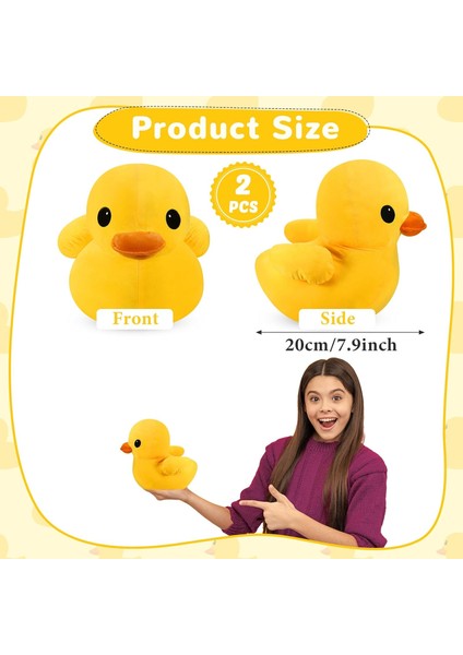 Adet Dev Peluş Sarı Ördek Yumuşak Doldurulmuş Hayvan Oyuncak Ördek Dolması Peluş Yastık Hayvan Bebekler Sarılabilir Ördek Playset Oyuncak Erkek Kız Doğum Günü Hediyesi Parti Kanepe (Yurt Dışından) modelleri