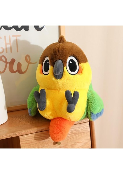Yeşil Kuş Peluş Oyuncaklar ile Sarı, Süper Yumuşak Kuşlar Doldurulmuş Hayvan Sarılma Yastığı, Erkek Kız Çocuklar Için Sevimli Kuş Peluş Noel Doğum Günü Hediyeleri (Kuş Bakıcı, 11,8 (Yurt Dışından)