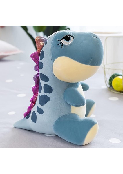 Peluş Dinozor Doldurulmuş Hayvan, Sevimli Dinozor Peluş Oyuncaklar Erkekler ve Kızlar Için Doldurulmuş Hayvanlar Dinozor Parti Hediyeleri (Koyu Mavi, 9IN/22CM) (Yurt Dışından)