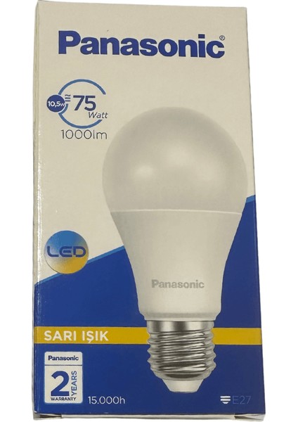 10.5W (75W) 2700K (Sarı Işık) E27 Duylu LED Ampul (4 Adet)