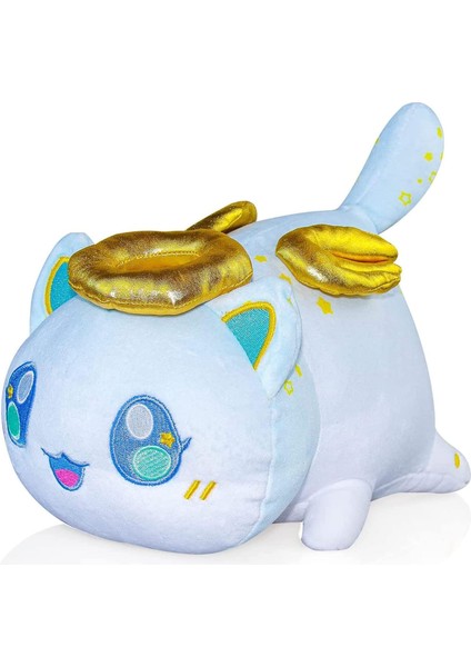 Meemeows Kedi Peluş Oyuncak, 9.8 "kedi Maması Peluşlar Kedi Mee Miyav, Sevimli Anime Karikatür Kedi Doldurulmuş Hayvan Figürü Oyuncak Peluş Yastık Çocuklar Için Hediye ve Festival (Yurt Dışından)