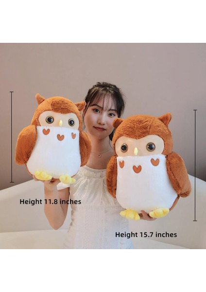 Kahverengi Baykuş Peluş Oyuncaklar, Süper Yumuşak Baykuş Dolması Hayvan Sarılma Yastık, Erkek Kız Çocuklar Için Sevimli Kuş Peluş Noel Doğum Günü Hediyeleri (Baykuş-B-Kahverengi, 1 (Yurt Dışından) fiyatları