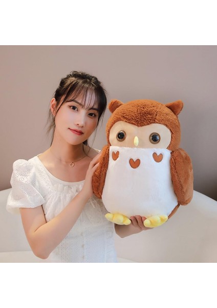 Kahverengi Baykuş Peluş Oyuncaklar, Süper Yumuşak Baykuş Dolması Hayvan Sarılma Yastık, Erkek Kız Çocuklar Için Sevimli Kuş Peluş Noel Doğum Günü Hediyeleri (Baykuş-B-Kahverengi, 1 (Yurt Dışından) modelleri