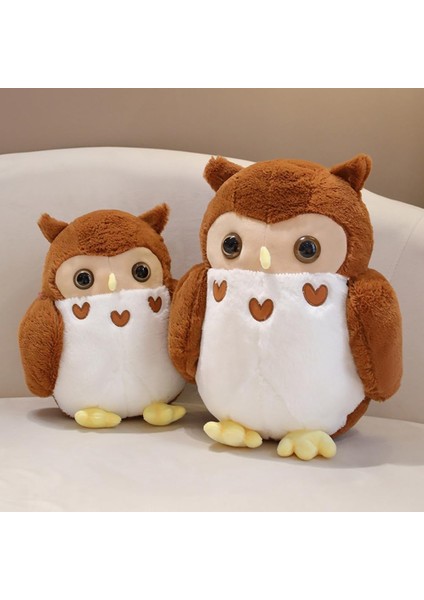 Kahverengi Baykuş Peluş Oyuncaklar, Süper Yumuşak Baykuş Dolması Hayvan Sarılma Yastık, Erkek Kız Çocuklar Için Sevimli Kuş Peluş Noel Doğum Günü Hediyeleri (Baykuş-B-Kahverengi, 1 (Yurt Dışından) fırsatları