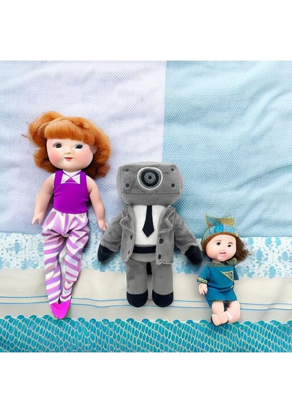 Kamera Adam Peluş Oyuncaklar, Skibidi Tuvalet Tv Adam Peluş Bebek, Ses Adam Karikatür Sevimli Karakter Yumuşak Bebek, Titan Hoparlör Adam Peluş Oyuncak Bebek Oyuncakları, Skibidi T (Yurt Dışından)