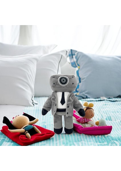 Kamera Adam Peluş Oyuncaklar, Skibidi Tuvalet Tv Adam Peluş Bebek, Ses Adam Karikatür Sevimli Karakter Yumuşak Bebek, Titan Hoparlör Adam Peluş Oyuncak Bebek Oyuncakları, Skibidi T (Yurt Dışından)
