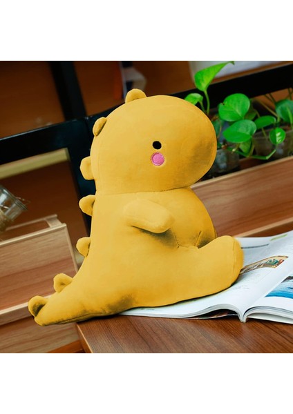 Sevimli Dinozor Peluş Oyuncaklar, Şişman Dinozor Doldurulmuş Hayvanlar Oyuncak Bebekler, Yumuşak Peluş Doldurulmuş Hayvan Dino Peluş, Çocuk Kız Erkek Sarı 20 Inç Için Doğum Günü He (Yurt Dışından)