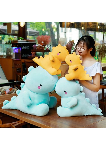 Sevimli Dinozor Peluş Oyuncaklar, Şişman Dinozor Doldurulmuş Hayvanlar Oyuncak Bebekler, Yumuşak Peluş Doldurulmuş Hayvan Dino Peluş, Çocuk Kız Erkek Sarı 20 Inç Için Doğum Günü He (Yurt Dışından)