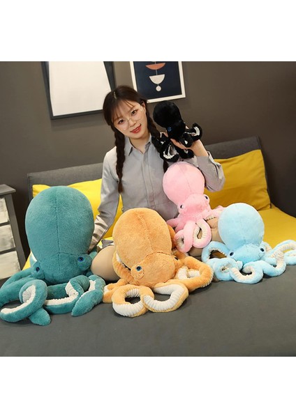 Ahtapot Doldurulmuş Hayvanlar Ahtapot Peluş Bebek Oyuncakları Ahtapot Doldurulmuş Oyuncaklar Çocuklara ve Aşıklara Hediye Doğum Günü, Noel, Sevgililer Günü (17,7 Inç Yeşil) (Yurt Dışından)