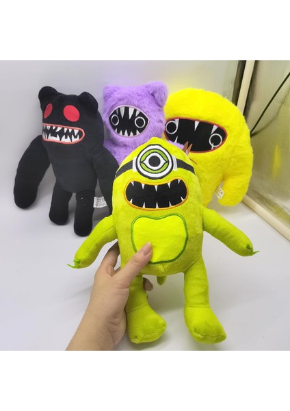 Joy-Ville Peluş, Korku Oyunu Joy-Ville Peluş Bebek Figürü 4 Karakter Içerir Joy-Ville Wooly Bully/isimsiz Kedi/bouncy Dino/isimsiz Canavar Çocuklar Hayranları Yetişkinler Için Kole (Yurt Dışından)