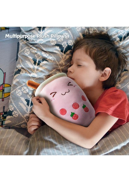 Sevimli Boba Dolması Peluş Kawaii Kabarcık Çay Peluş Yumuşak Yastık Karikatür Süt Çay Bardağı Yastık Gıda Peluş Sarılma Peluş Oyuncaklar Erkekler Kızlar Için Noel Doğum Günü Hediye (Yurt Dışından) modelleri