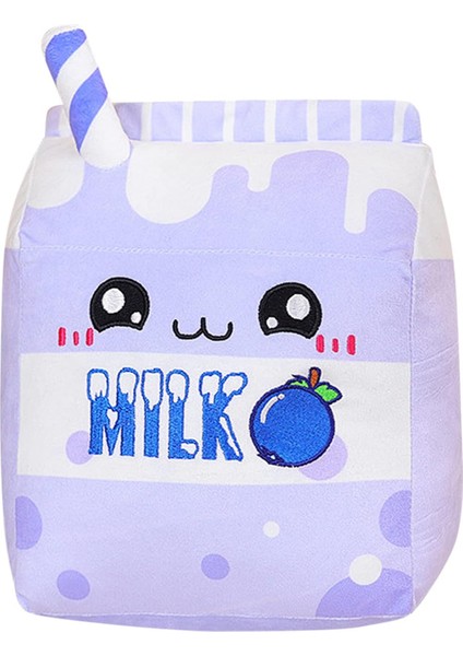 Sevimli Yaban Mersini Süt Peluş Yastık Meyve Dolması Hayvan Oyuncaklar Kawaii Peluş Karikatür Yumuşak Bebek Ev Sarılma Hediyeler Çocuklar Için Mor 9.8 Inç (Yurt Dışından)