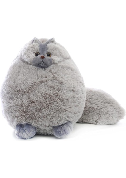 Çocuklar Kedi Doldurulmuş Hayvanlar Peluş Kedi Oyuncak Erkekler Için Doğum Günü Hediyeleri, Peluş Kedi Doldurulmuş Hayvanlar Bebek Bebek, Şişman Gri Peluş Kedi Hayvan Oyuncak (Gri, (Yurt Dışından)
