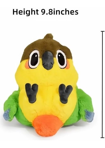 Yeşil Kuş Peluş Oyuncaklar ile Sarı, Süper Yumuşak Kuşlar Doldurulmuş Hayvan Sarılma Yastığı, Erkek Kız Çocuklar Için Sevimli Kuş Peluş Noel Doğum Günü Hediyeleri (Kuş Bakıcısı, 9, (Yurt Dışından)