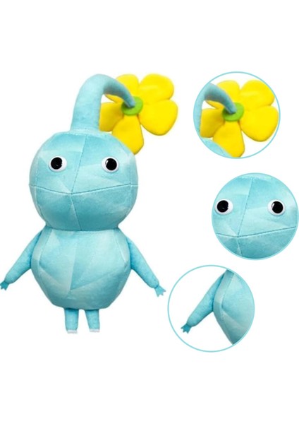 2023 Yeni Pikmin Peluş - Hayranlar Için Oatchi Peluş Oyuncaklar - Buz, Kaya, Mavi ve Mor Pikmin Peluşlar - Çocuklar Için Peluş Oyuncak Yastıklar - Erkek ve Kız Çocukları Için Sevim (Yurt Dışından)