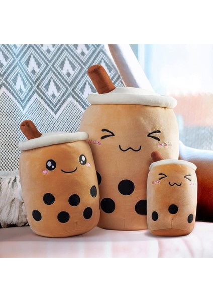 Sevimli Boba Dolması Peluş Kawaii Kabarcık Çay Peluş Yumuşak Yastık Karikatür Süt Çay Bardağı Yastık Gıda Peluş Sarılma Peluş Oyuncaklar Erkekler Kızlar Için Noel Doğum Günü Hediye (Yurt Dışından) fırsatları