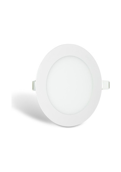 Borled 9W Günışığı Slim LED Panel 3000K Yuvarlak Alüminyum Kasa BL-S1-2007
