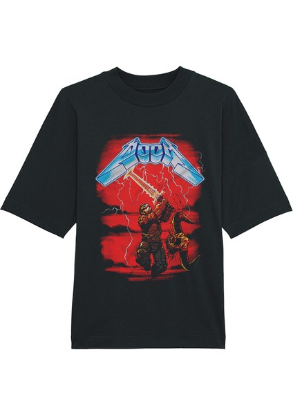 Doom Slayer Doom Guy Unisex Oversize Tişört