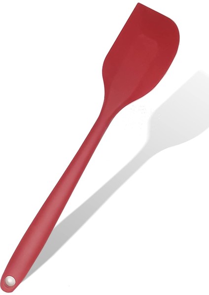 Isıya Dayanıklı Pişirme Için Kırmızı Silikon Spatula, 10.8 Inç Küçük Mutfak Spatula Silikon, Pişirme Için Esnek Kauçuk Spatula (Yurt Dışından)