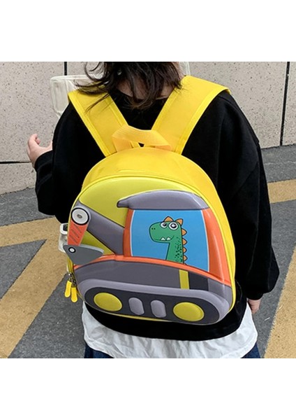 Yeni 3D Çocuk Okul Çantaları Çocuk Sırt Çantaları Anaokulu Karikatür Ekskavatör Yürümeye Başlayan Çocuk Sırt Çantası Rc Araba Sevimli Seyahat Açık Çanta (Yurt Dışından) fırsatları