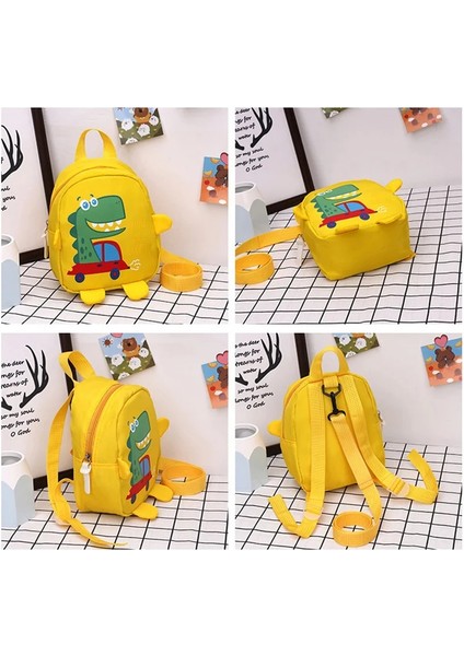 Karikatür Bebek Koşum Sırt Çantaları Sevimli Dinozor Anti-Kayıp Okul Çantaları Anaokulu Çocuk Kız Erkek Okul Çantası Yürümeye Başlayan Sırt Çantası (Yurt Dışından) indirimleri