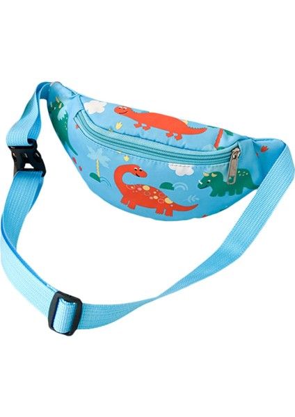 Çocuk Sevimli Karikatür Dinozor Crossbody Omuzdan Askili Çanta Spor Koşu Bel Çantası Çocuklar Için Kemer Para Çantası Bozuk Para Cüzdanı Saklama Çantası (Yurt Dışından)