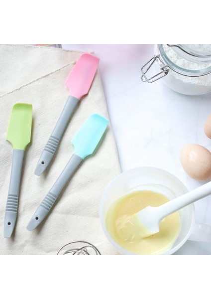 6'lı Silikon Spatula Seti, Isıya Dayanıklı Pişirme Spatulaları Mutfak Pişirme Pişirme Buzlanma ve Karıştırma Için Kavisli Küçük Kazıyıcı Spatula (Çok Renkli) (Yurt Dışından) modelleri
