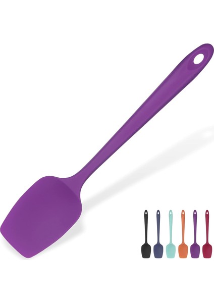 Isıya Dayanıklı Silikon Kaşık Spatula: 600°F Yüksek Isıya Dayanıklı 11.38 Inç Silikon Karıştırma Karıştırma Pişirme Kazıma Pişirme Kabı Kazıyıcı Yapışmaz Tencere Için Dikişsiz Yayı (Yurt Dışından)