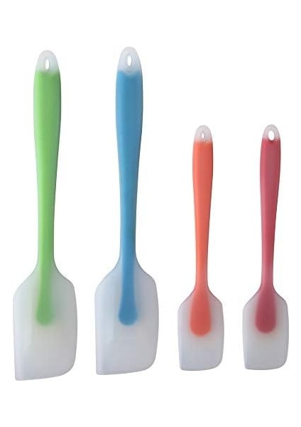4'lü Silikon Spatula Seti - Paslanmaz Çelik Çekirdekli Isıya Dayanıklı Esnek Spatula 450F - Gıda Sınıfı Premium Iyi Kavrama Mutfak Gereçleri - Dikişsiz, Ağır Hizmet, Bpa Içermeyen, (Yurt Dışından) fırsatları