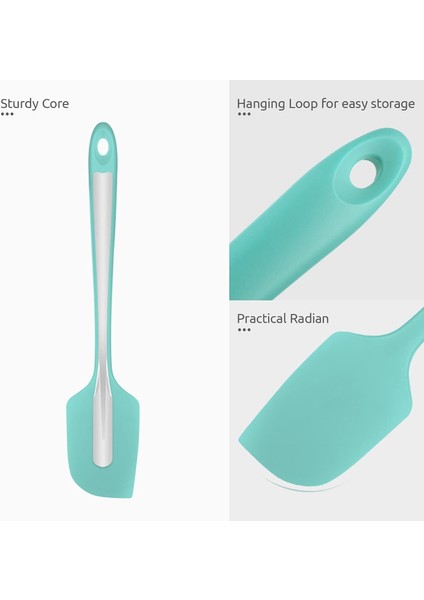 Isıya Dayanıklı Silikon Büyük Spatula: 600°F Yüksek Isıya Dayanıklı 11.38 Inç Silikon Karıştırma Karıştırma Pişirme Kazıma Pişirme Kabı Kazıyıcı Mutfak Için Dikişsiz Yayıcı Yapışma (Yurt Dışından) modelleri