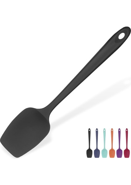 Isıya Dayanıklı Silikon Kaşık Spatula: 600°F Yüksek Isı Esnek 11.38 Inç Silikon Karıştırma Karıştırma Pişirme Kazıma Pişirme Kasesi Kazıyıcı Mutfak Için Dikişsiz Yayıcı Yapışmaz Te (Yurt Dışından)