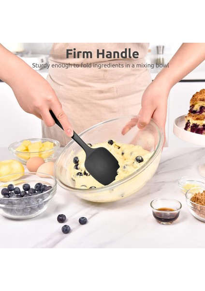 Isıya Dayanıklı Silikon Kaşık Spatula: 600°F Yüksek Isı Esnek 11.38 Inç Silikon Karıştırma Karıştırma Pişirme Kazıma Pişirme Kasesi Kazıyıcı Mutfak Için Dikişsiz Yayıcı Yapışmaz Te (Yurt Dışından) indirimleri
