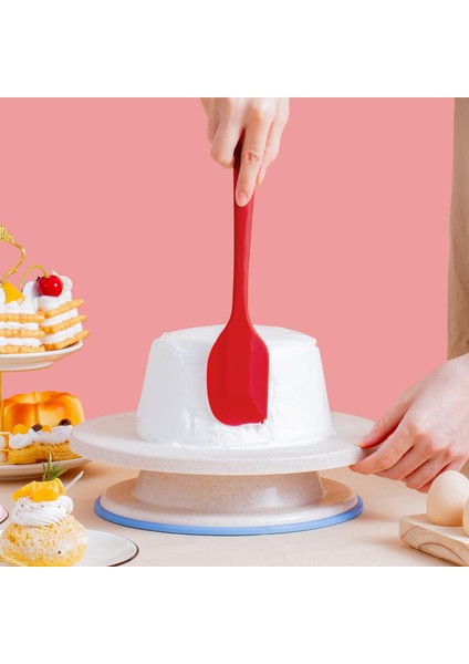 Silikon Spatula Seti, Yapışmaz Pişirme ve Fırınlama Için Isıya Dayanıklı Mutfak Spatulaları, Dikişsiz Tek Parça Tasarım, Esnek Spatula, Bulaşık Makinesinde Yıkanabilir, 5'li Kauçuk (Yurt Dışından)