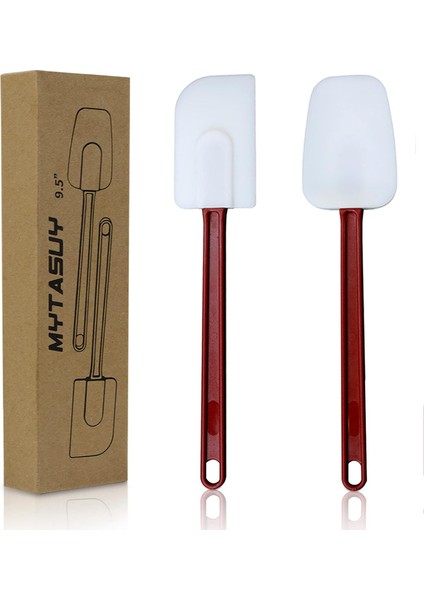 Silikon Spatulalar Isıya Dayanıklı, Ağır Hizmet Tipi Kauçuk Spatulalar Silikon Ticari, Mutfak Kullanımı Için Ticari Silikon Spatula Seti, Silikon Pişirme Gereçleri 2'li Setler (13, (Yurt Dışından)