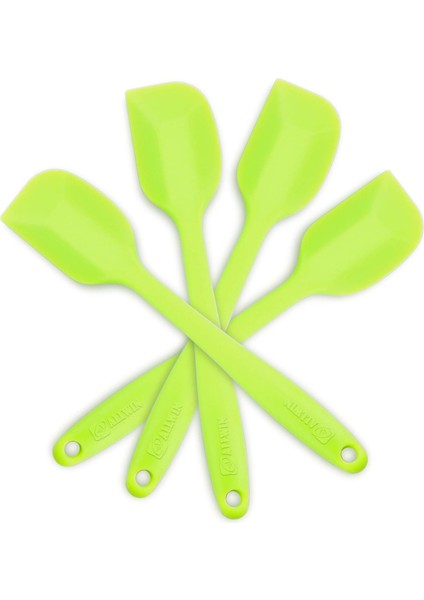 Silikon Spatula 4 Parçalı Set, Isıya Dayanıklı Yapışmaz Kauçuk Spatula, Paslanmaz Çelik Çekirdekli, Yeşil (Yurt Dışından) indirimleri