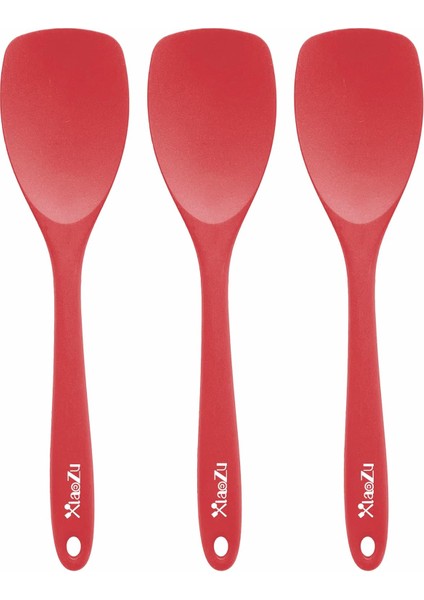 Silikon Spatula Kaşık Seti, Isıya Dayanıklı Kauçuk Kaşık, Pişirme Karıştırma Aracı Için Dikişsiz Yapışmaz Esnek Kazıyıcılar, 3'lü Paket, Kırmızı (Yurt Dışından) fiyatları