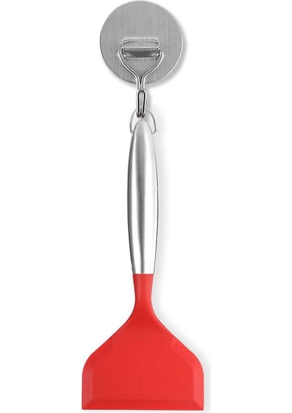 Paslanmaz Çelik Saplı Silikon Spatula, Gözleme Katı Turner Pişirmek Için Balık Spatula, Yumurta Tamales Pizza Için Yapışmaz Isıya Dayanıklı Geniş Düz Tamagoyaki Spatulalar (Siyah) (Yurt Dışından) modelleri