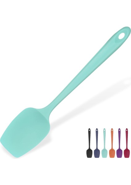 Isıya Dayanıklı Silikon Kaşık Spatula: 600°F Yüksek Isı Esnek 11.38 Inç Silikon Karıştırma Karıştırma Pişirme Kazıma Pişirme Kasesi Kazıyıcı Mutfak Için Dikişsiz Yayıcı Yapışmaz Te (Yurt Dışından)