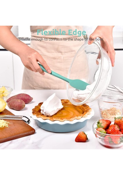 Isıya Dayanıklı Silikon Kaşık Spatula: 600°F Yüksek Isı Esnek 11.38 Inç Silikon Karıştırma Karıştırma Pişirme Kazıma Pişirme Kasesi Kazıyıcı Mutfak Için Dikişsiz Yayıcı Yapışmaz Te (Yurt Dışından) fırsatları