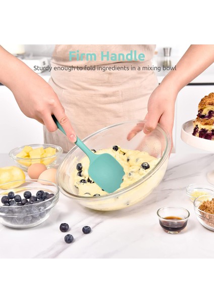 Isıya Dayanıklı Silikon Kaşık Spatula: 600°F Yüksek Isı Esnek 11.38 Inç Silikon Karıştırma Karıştırma Pişirme Kazıma Pişirme Kasesi Kazıyıcı Mutfak Için Dikişsiz Yayıcı Yapışmaz Te (Yurt Dışından) indirimleri