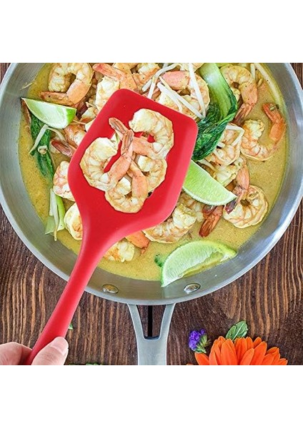 Yapışmaz Tencere Seti Için Silikon Spatula Seti, Pişirme Pişirme Karıştırma, Kusursuz Tasarım, Bulaşık Makinesinde Yıkanabilir Bpa Içermeyen Kırmızı 6'lı Set (Yurt Dışından) fiyatları