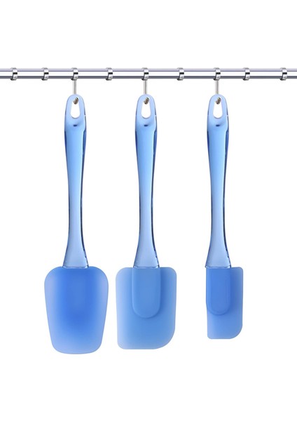 Silikon Spatula Seti - 3 Parça Isıya Dayanıklı Pişirme Spatulası - Profesyonel Karıştırarak Kızartma Spatulası - Temizlemesi Kolay - Bulaşık Makinesinde Yıkanabilir - Profesyonel S (Yurt Dışından)