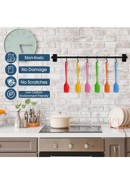 Silikon Spatulalar 8.3 Inç Küçük Kauçuk Spatula Isıya Dayanıklı Spatulalar Sorunsuz Tasarım Yapışmaz Esnek Kazıyıcılar Pişirme Karıştırma Aracı (36 Parça) (Yurt Dışından) indirimleri