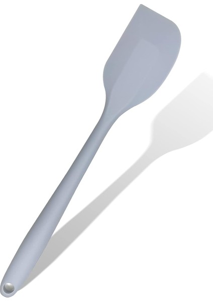 Pişirme Için Gri Silikon Spatula Isıya Dayanıklı, 10.8 Inç Küçük Mutfak Spatula Silikonu, Pişirme Için Esnek Kauçuk Spatula (Yurt Dışından)