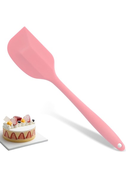 10.8 Inç 600 ° F Pembe Isıya Dayanıklı Silikon Spatula, Pişirme Için Mutfak Silikon Spatula, Kek Gözleme Pişirme Için Bulaşık Makinesinde Yıkanabilir Kauçuk Spatula (Yurt Dışından)