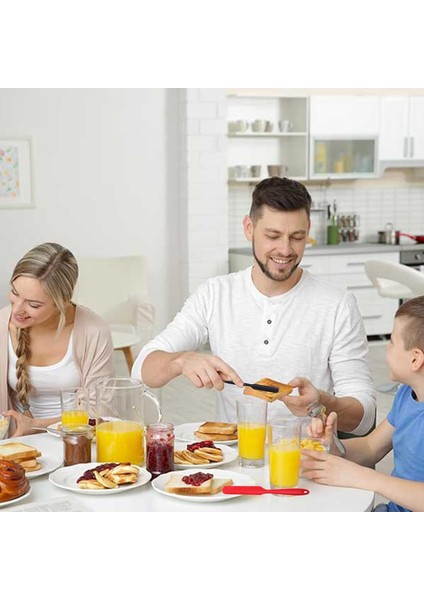 Kavanoz Spatula, Uzun Saplı Silikon Kavanoz Kazıyıcı, Fıstık Ezmesi Için Reçel Serpme Makinesi, Pişirme ve Kek Krema Için Mutfak Spatulası, Mutfakta Olması Gereken Küçük Silikon Sp (Yurt Dışından)