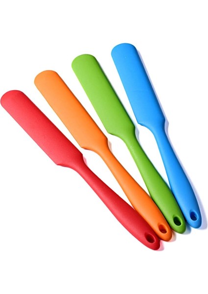 Sınıf Silikon Spatulalar, 8,5 Inç Isıya Dayanıklı Pişirme Spatulası, Yapışmaz Tek Parça Dikişsiz Tasarım, Katı Paslanmaz Çelik Çekirdek Teknolojisi (4 Adet)) (Şerit Spatula) (Yurt Dışından)