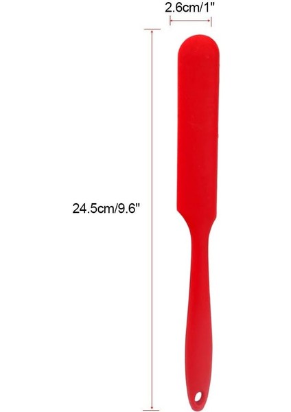 Sınıf Silikon Spatulalar, 8,5 Inç Isıya Dayanıklı Pişirme Spatulası, Yapışmaz Tek Parça Dikişsiz Tasarım, Katı Paslanmaz Çelik Çekirdek Teknolojisi (4 Adet)) (Şerit Spatula) (Yurt Dışından)